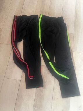 STARTER Black Athletic Track Pants and black/red pant - Size 14/16